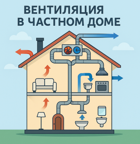 Вытяжка в частном доме