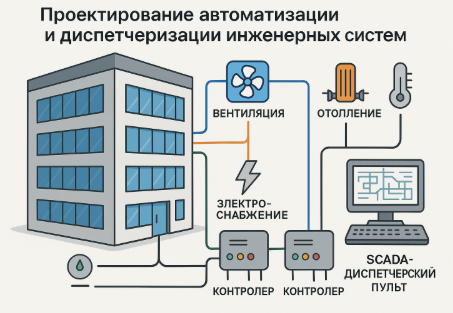 Инженерные системы, подлежащие автоматизации и диспетчеризации